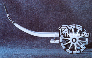 Ricostruzione in scala del calesse di Sirolo.