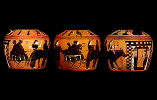 Vaso attico con corteo nuziale. New York, Metropolitan Museum.