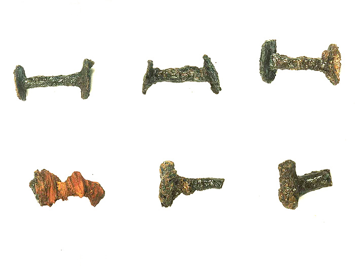 Elementi della struttura in ferro del calesse. 