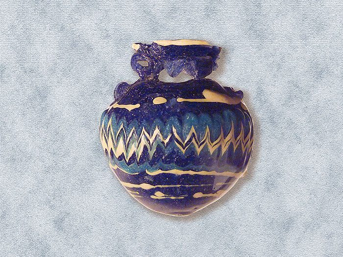  Aryballos in pasta vitrea. Fara in Sabina, Museo Civico Archeologico.