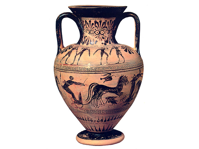 Anfora a figure nere del Pittore di Micali. Copenhagen, Ny Carlsberg Glyptotek.