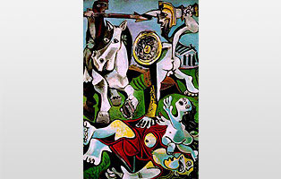 Pablo Picasso, The Rape of the Sabine Women (1962-63), The Museum of Fine Arts, Boston, MA, USA.