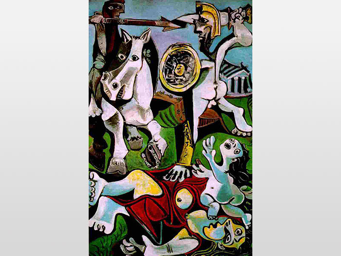  Pablo Picasso, The Rape of the Sabine Women (1962-63), The Museum of Fine Arts, Boston, MA, USA.